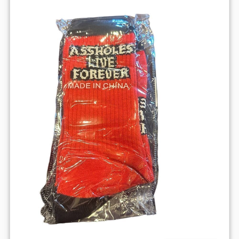 Assholes live forever socks NEW (3150)